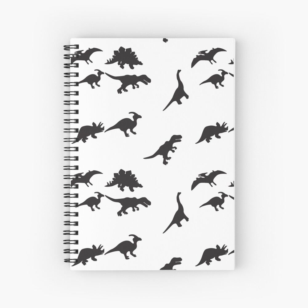 Cuaderno de espiral Dinosaurio Carnívoro Herbívoro Mundo Jurassic Park