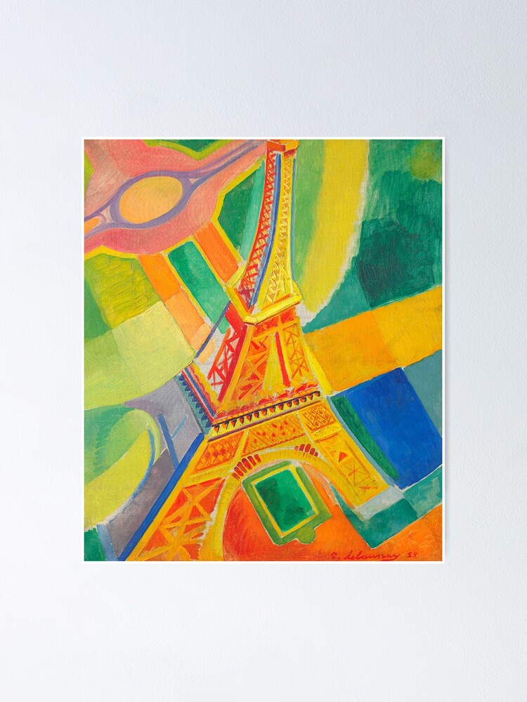 Robert Delaunay The Eiffel Tower No Poster By Vivanne Art