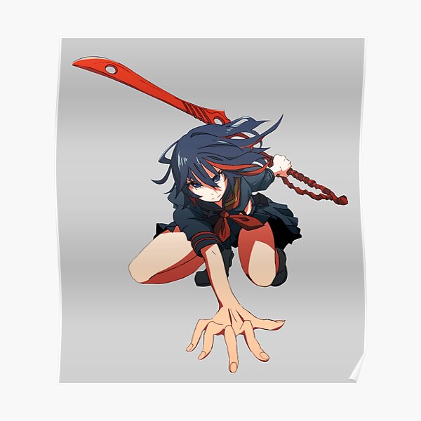 Ryuko Matoi Poster For Sale By Seyd Art Redbubble