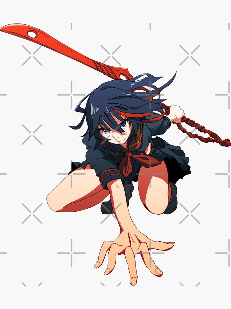 Ryuko Matoi Sticker For Sale By Seyd Art Redbubble