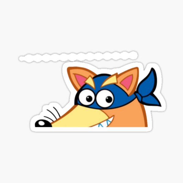 Swiper Peeker Sticker For Sale By BukLauDesu Redbubble