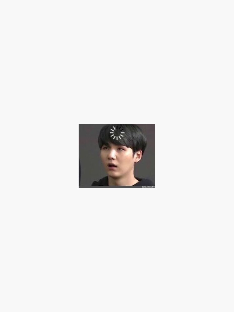 Bts Suga Meme Sticker For Sale By Fairyisland Redbubble