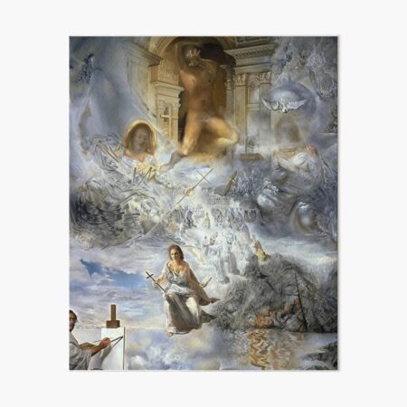 The Ecumenical Council 1960 By Salvador Dali Art Board Print For