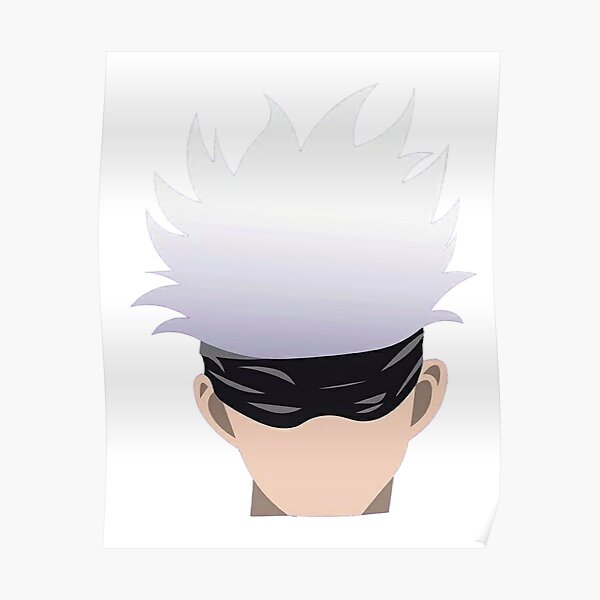 Goju Satoru Jujutsu Kaisen Minimal Poster By Kaupasi Redbubble