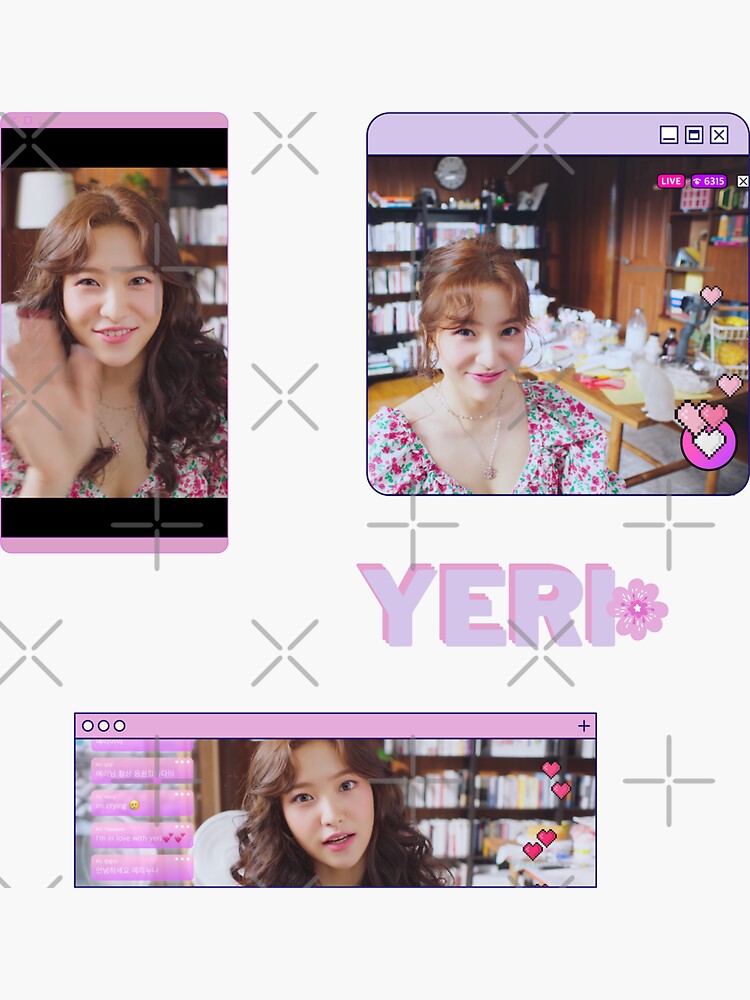 YERI RED VELVET TALK TO ME Web Version Sticker For Sale By