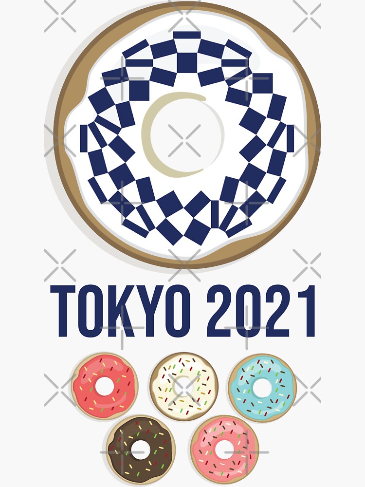 Doughkyo Donut Olympic Sticker For Sale By Hicham Arbaoui