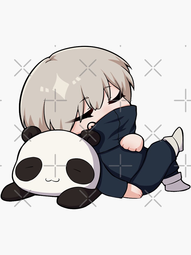 JJK Toge Inumaki And Panda Chibi Jujutsu Kaisen Anime Fanart