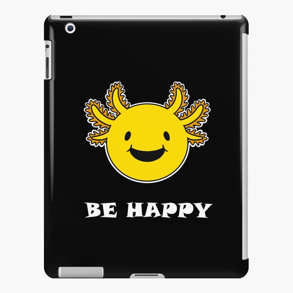 Happy Axolotl Smiley Face IPad Case Skin For Sale By ArtfulAutumn