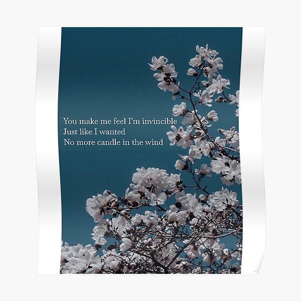 Yosemite Lyrics Lana Del Rey Poster By LanaDelReyCute Redbubble