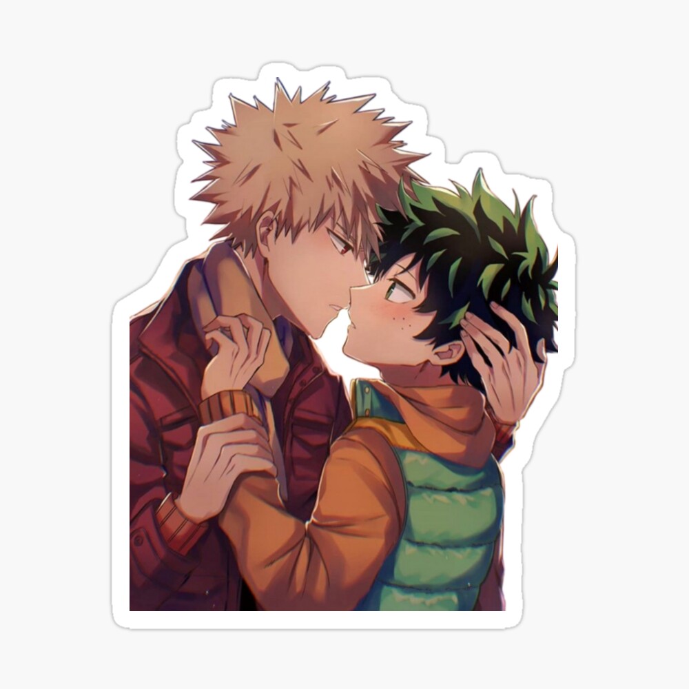 My Hero Academia Bakudeku Yaoi Kiss Anime Poster Picture Off