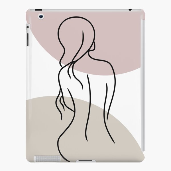 Nude Woman Line Drawing Art Ipad Case Skin For Sale By Almusawwir