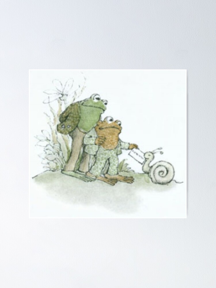 Frog And Toad Poster For Sale By Jiul Redbubble