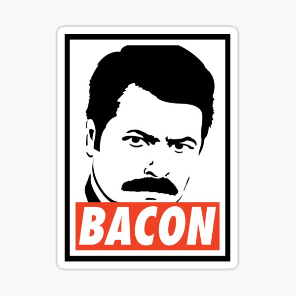 Bacon Sticker For Sale By Pornflakes Redbubble