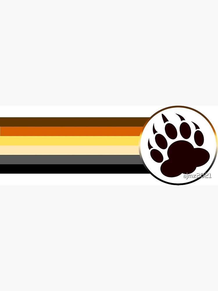 Bear Flag Gay Paw Poster For Sale By Ajmz Redbubble