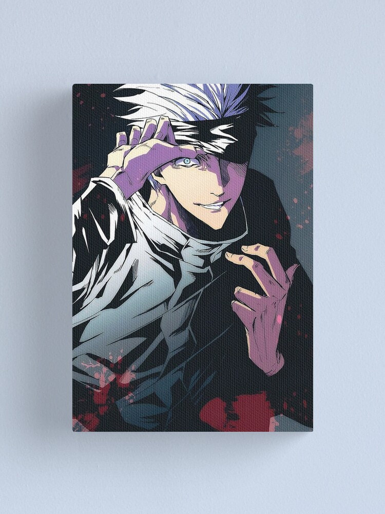 Anime Satoru Gojo Fan Art Sukuna Poster Jujutsu Kaisen Minimal Art