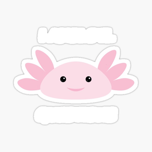 Pegatina Preguntas Sobre Axolotl De Code96 Redbubble