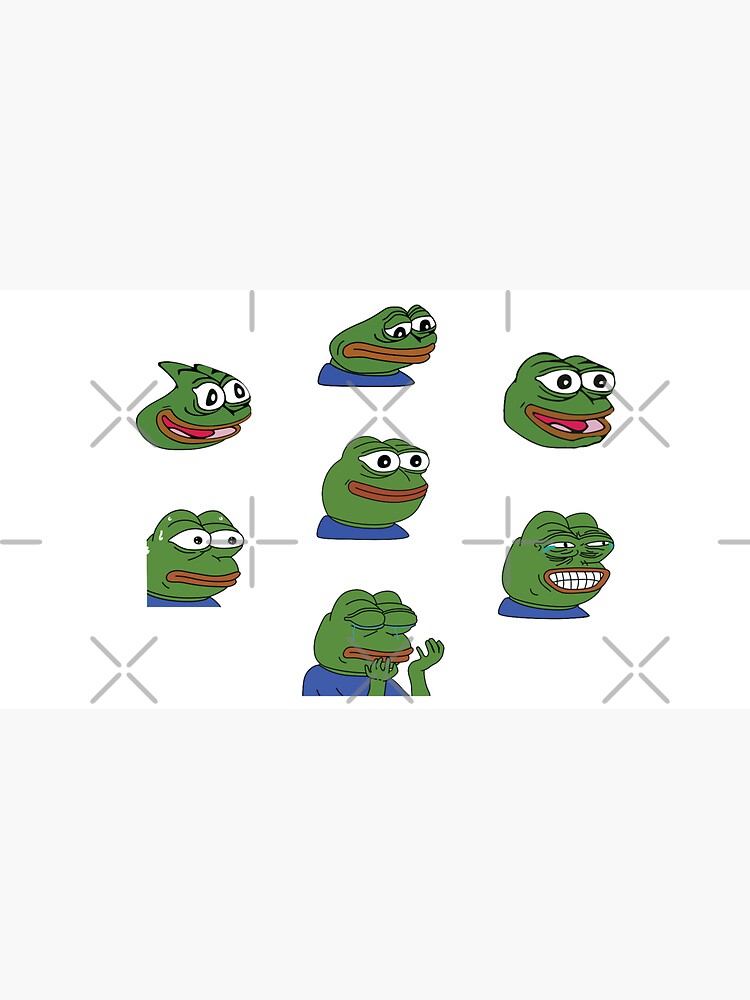 Pepe Twitch Emotes Pack Cap For Sale By Olddannybrown Redbubble