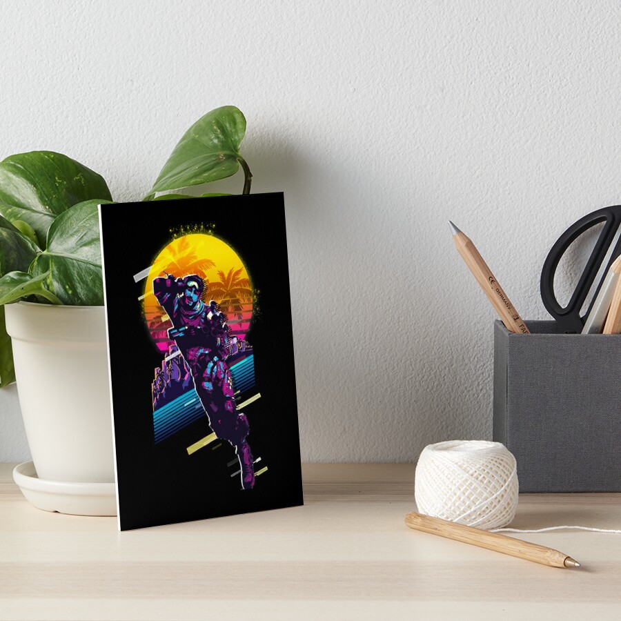 Mirage S Retro Vintage Apex Legends Art Board Print For Sale By