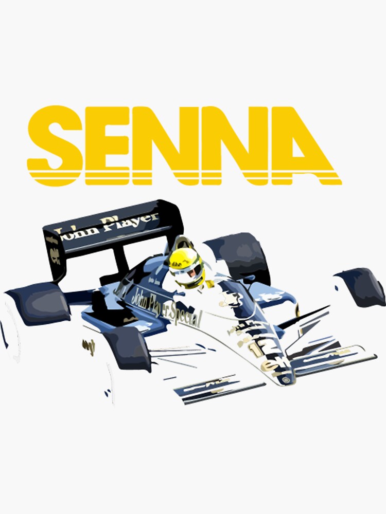 Ayrton Senna 97T John Player Livery Sticker For Sale By