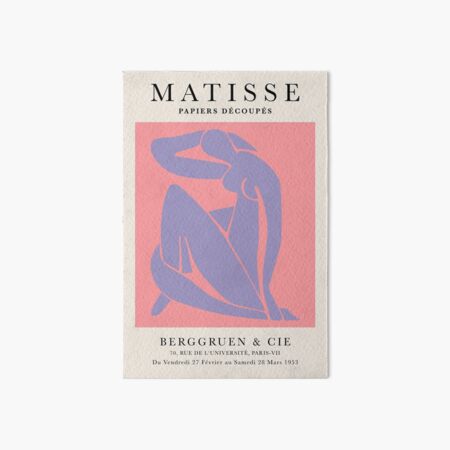 Henri Matisse Nude Papier Decoupes Art Violette Pink Back Matisse