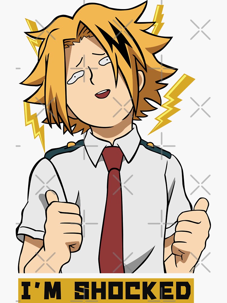 Denki Kaminari Sticker For Sale By Brok Redbubble