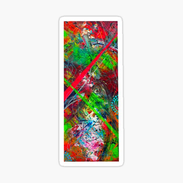 Colours By Esone Abstract Urban Graffiti Street Style Sticker By