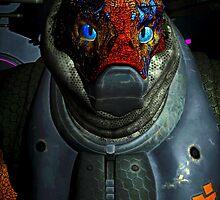 THIS IS CAPTIAN AKANADRAEO OF THE WAR SHIP XENTAR CHROMAS, OF THE PLANET ZURKIA PRIME by Michael Beers