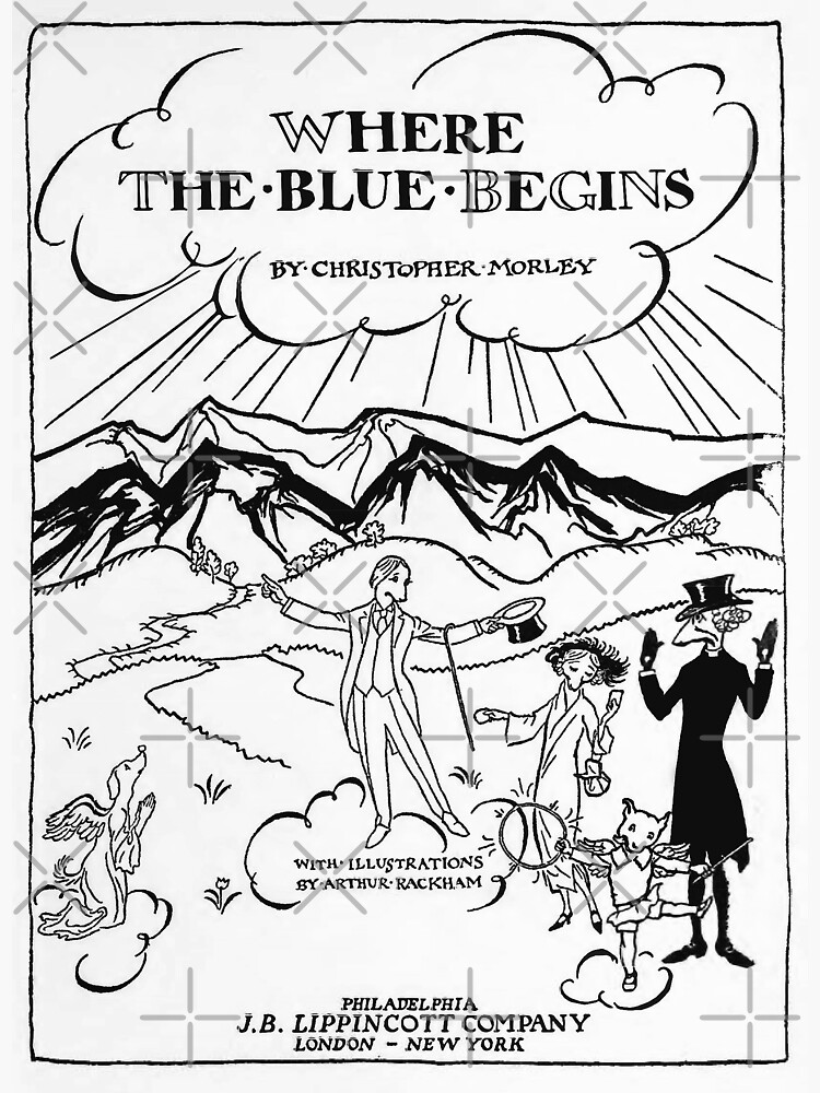 Arthur Rackham Where The Blue Begins Sticker For Sale By Dreamflight