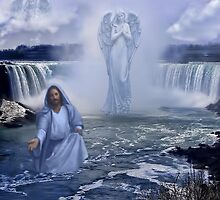 ><((((º> VISIONS WITHIN THE LIVING WATER - CHRSITIAN PILLOW AND OR TOTE BAG ><((((º> by ✿✿ Bonita ✿✿ ђєℓℓσ