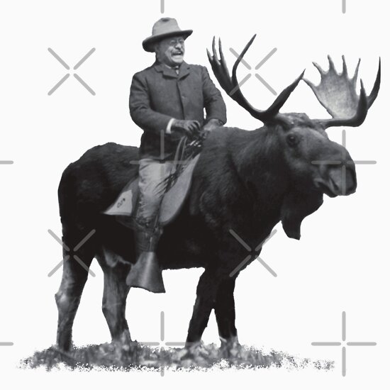 roosevelt riding a moose