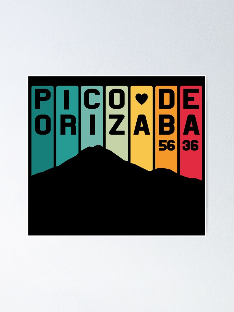 Pico de Orizaba Citlaltépetl 5636 Mexico volcano mountain Poster for