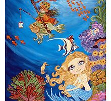 Under The Sea Mermaid Fantasy by CapeCodGiftShop