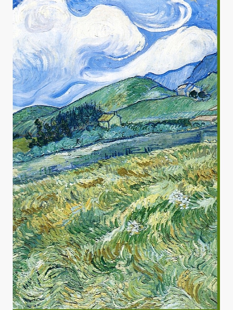 Van Gogh Landscape From Saint Remy Poster For Sale By Hardscuffle