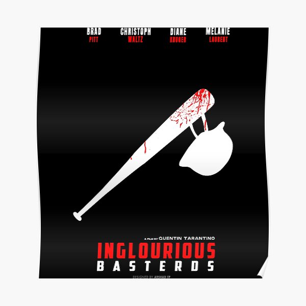 Funny Inglourious Basterds Minimalist Poster No Background Homage Vaporwave Poster For Sale By