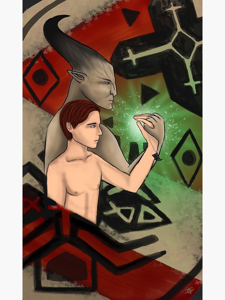 Commission Bull And Max Dragon Age Inquisition Tarot Card Art