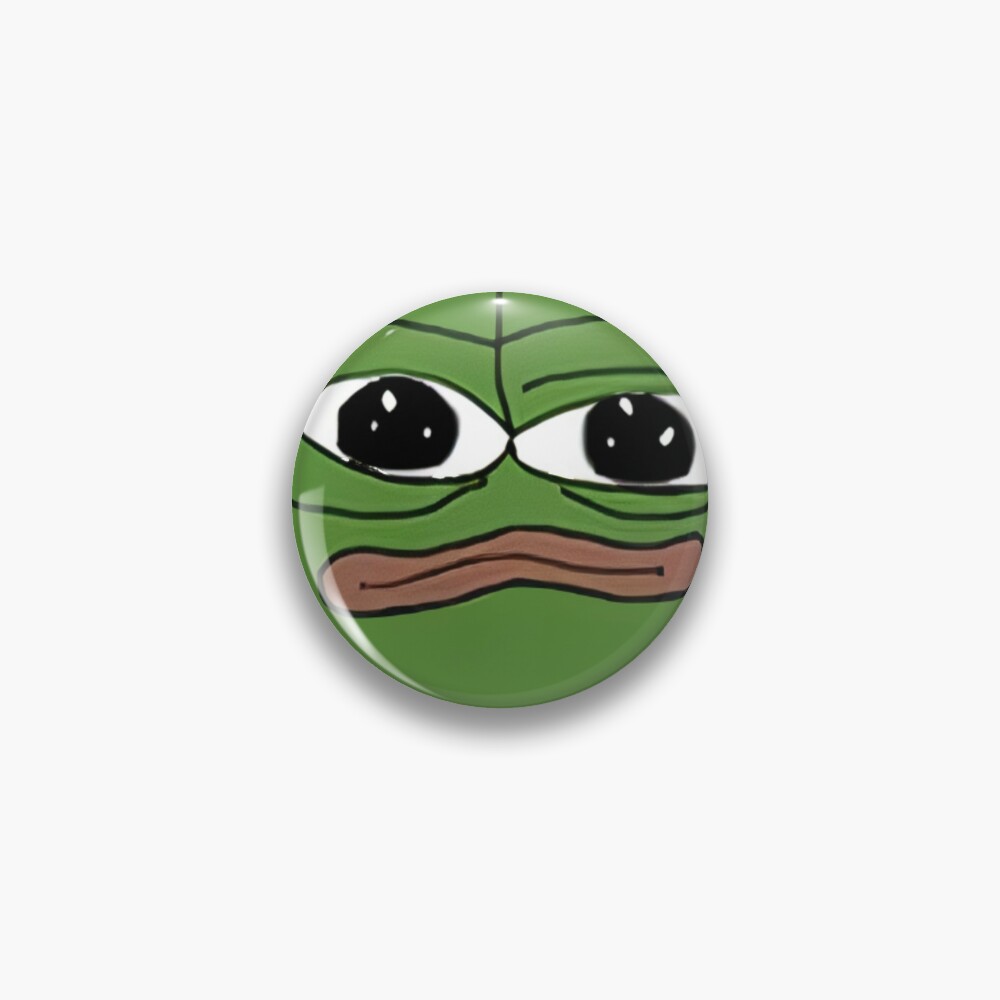 Pepe Stare Twitch Emote Pin For Sale By ShopHolo Redbubble