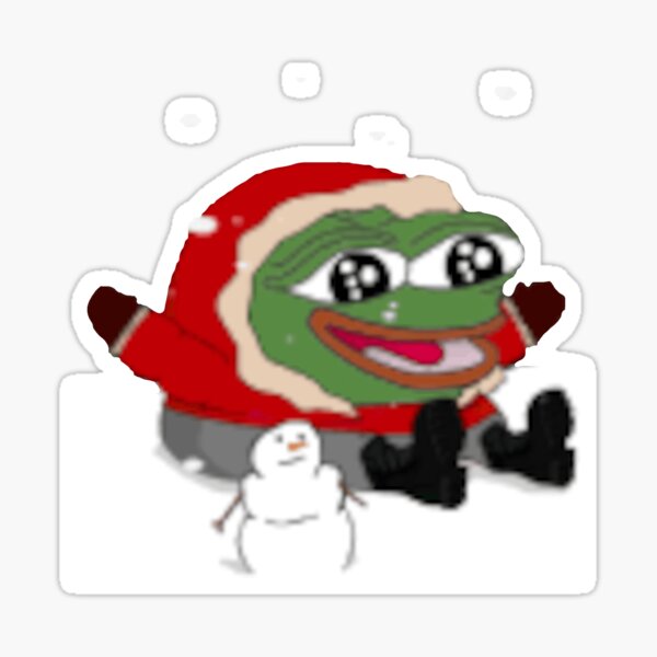 Peepo Snowday Sticker For Sale By PEEPOS R US Redbubble