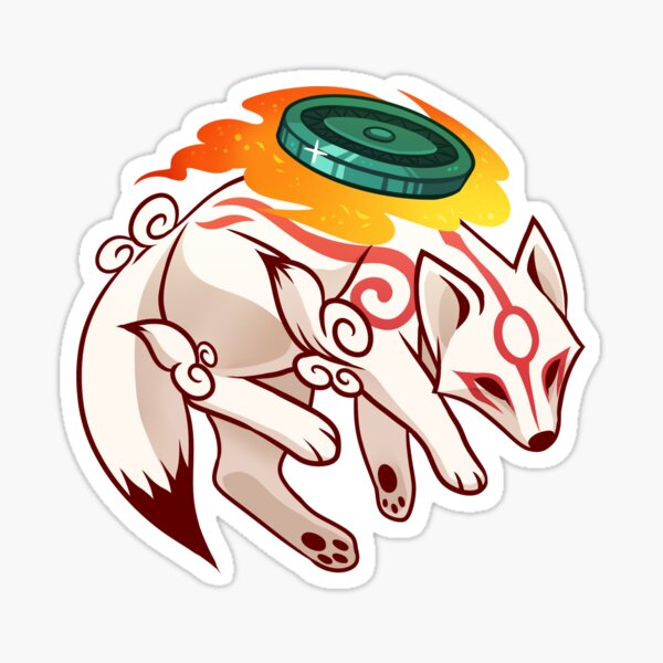 Amaterasu Sticker For Sale By Mr Lemur Redbubble