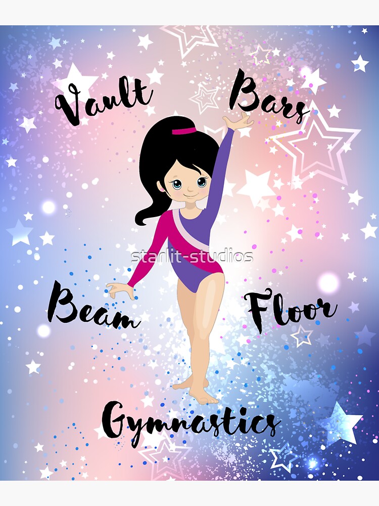 Gymnastics Star This Gymnast Looks Like Me Black Hair Blue Eyes