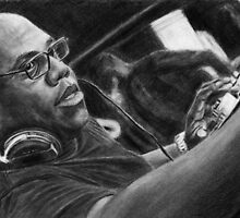 Carl Cox Pencil Drawing by daverives