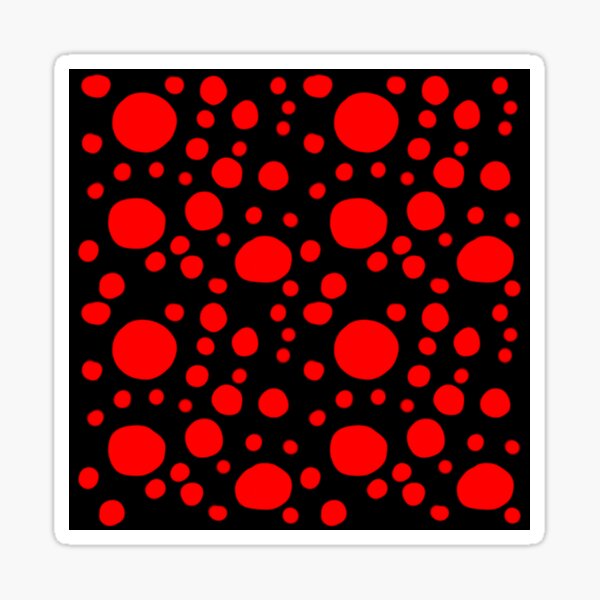 Hydro Red Dot Red Dot Of Hearts Sticker For Sale By Thaifancyfish