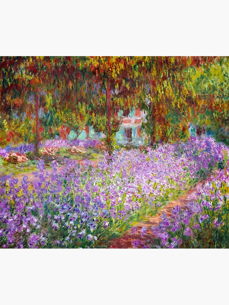 Artist S Garden At Giverny By Claude Monet Poster By High