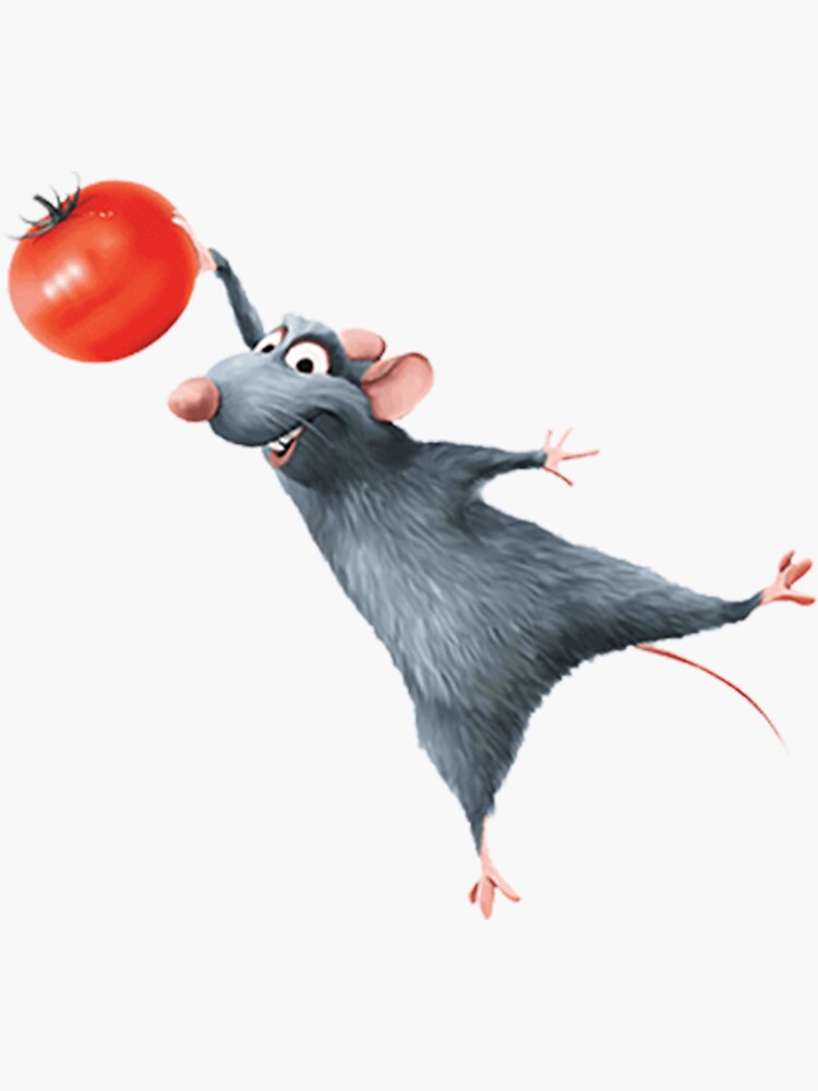 Pegatina png transparente disney ratatouille ratatouille animación emile remy película el jefe