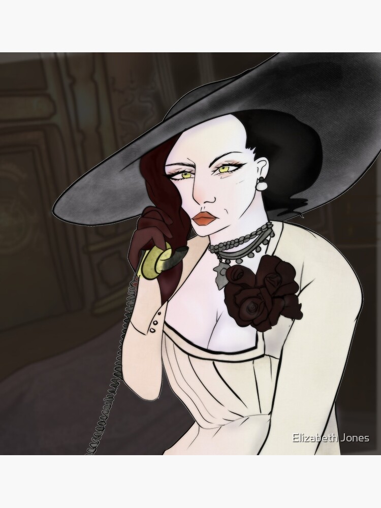 Lady Dimitrescu Poster For Sale By Cinnamonpanda Redbubble