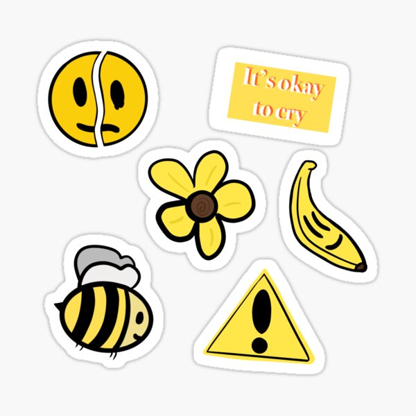 Yellow Sticker Pack Sticker By IT Madcreations Redbubble