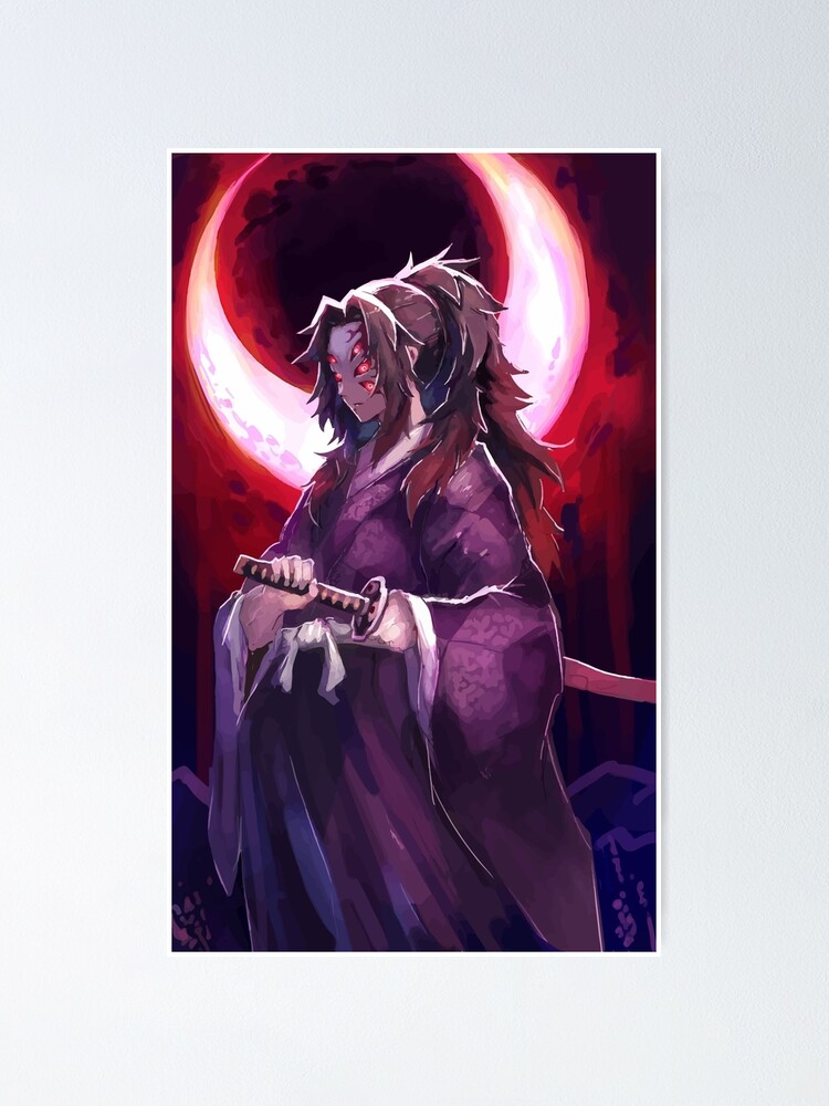 Kokushibo Upper Moon Poster For Sale By Yourdemonslayer Redbubble