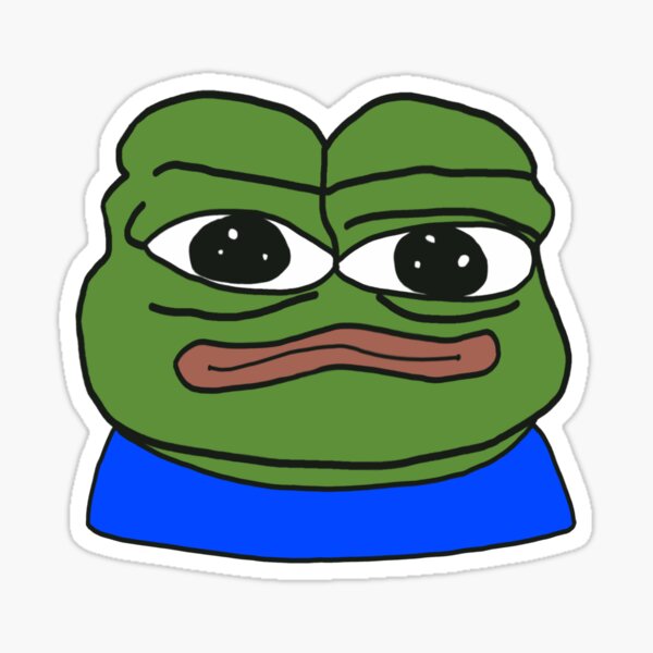 Pepe Stare Twitch Emote Sticker For Sale By DanshiStore Redbubble