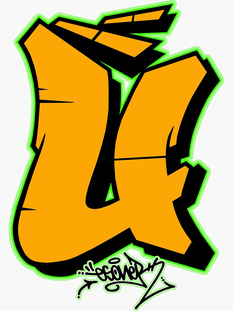 U BY ESONE URBAN GRAFFITI STREET STYLE Sticker For Sale By