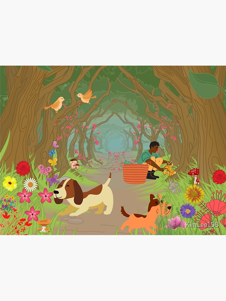 A Day In The Forest Poster For Sale By Kimlee Redbubble