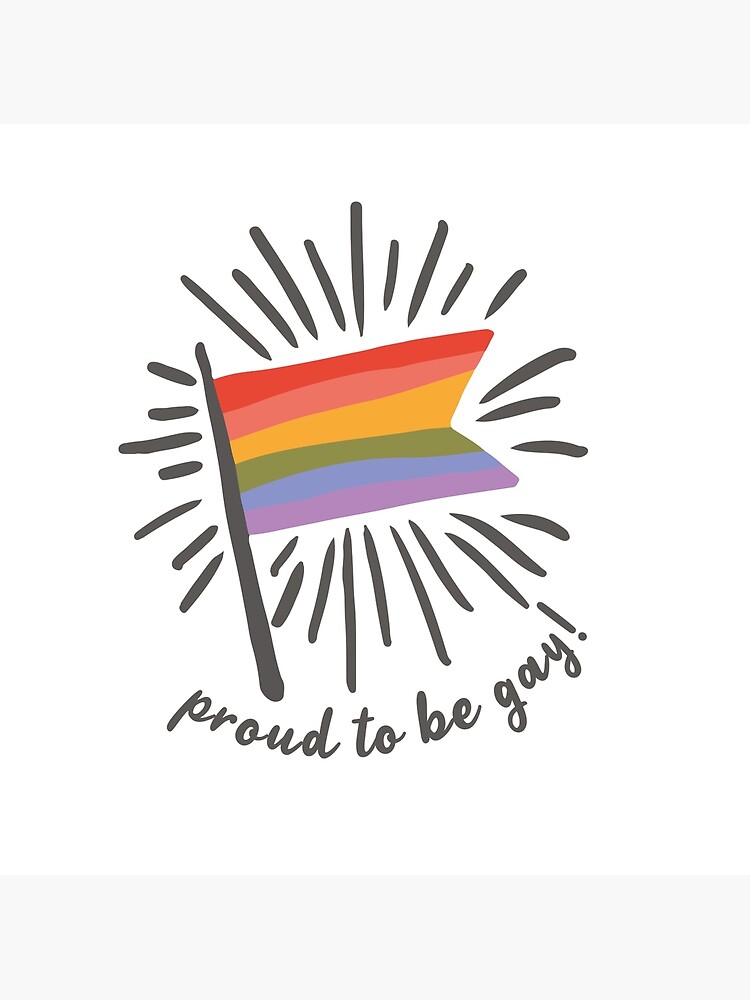 Proud To Be Gay Spread The Pride Gay Pride Flag Canvas Print By